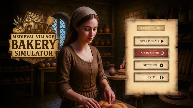Medieval Bakery Shop Simulator Unity3d