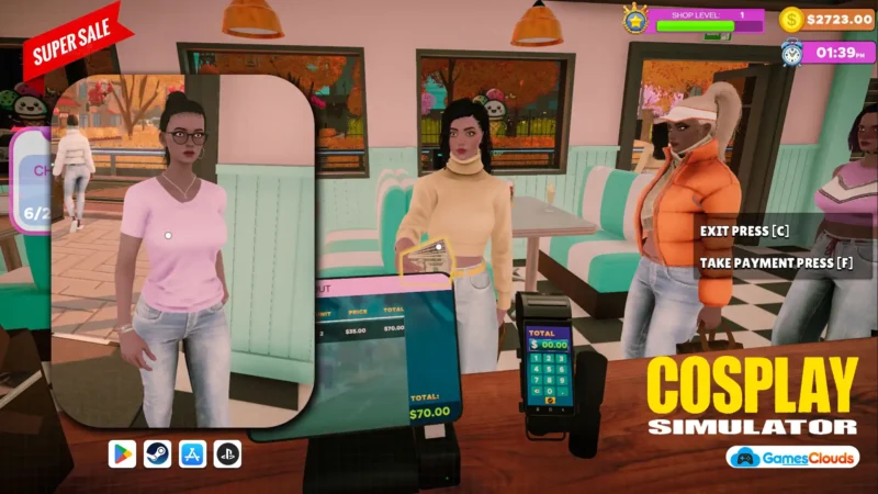 Cosplay Shop Simulator Unity
