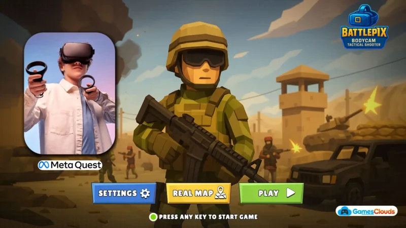 VR BattlePix Bodycam Tactical Shooter